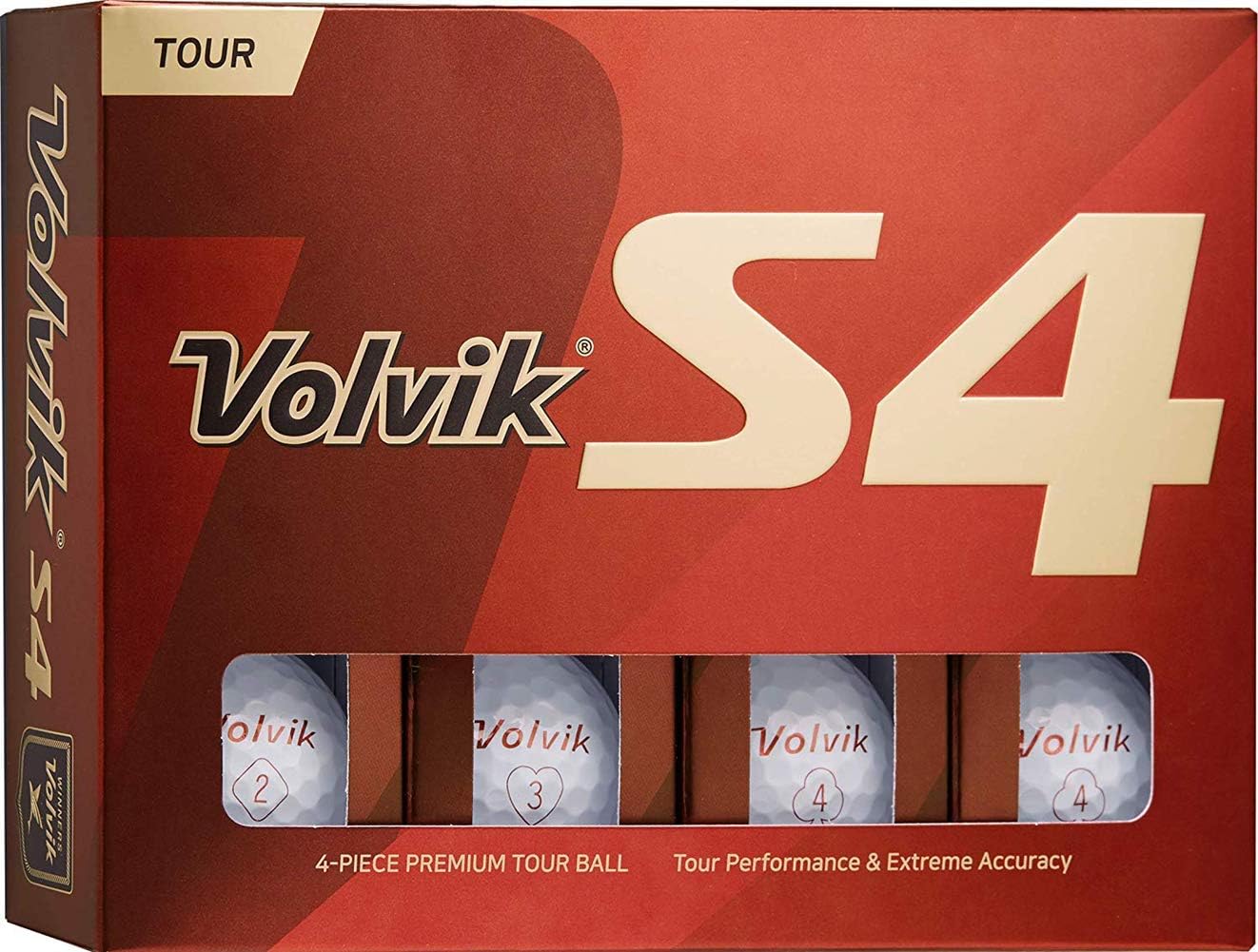 Volvik S4 Tour Performance Bälle