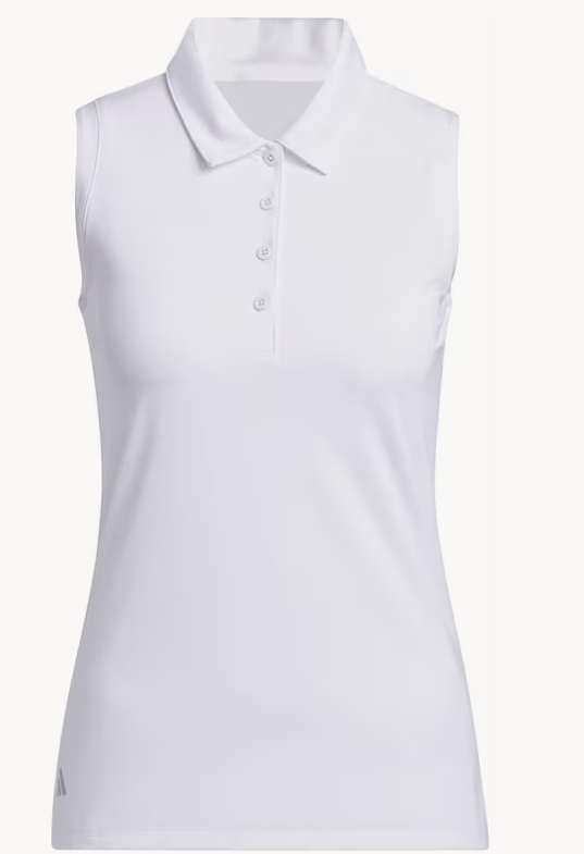 Adidas Ultimate Solid Sleeveless Polo Adidas Ultimate Solid Sleeveless Polo