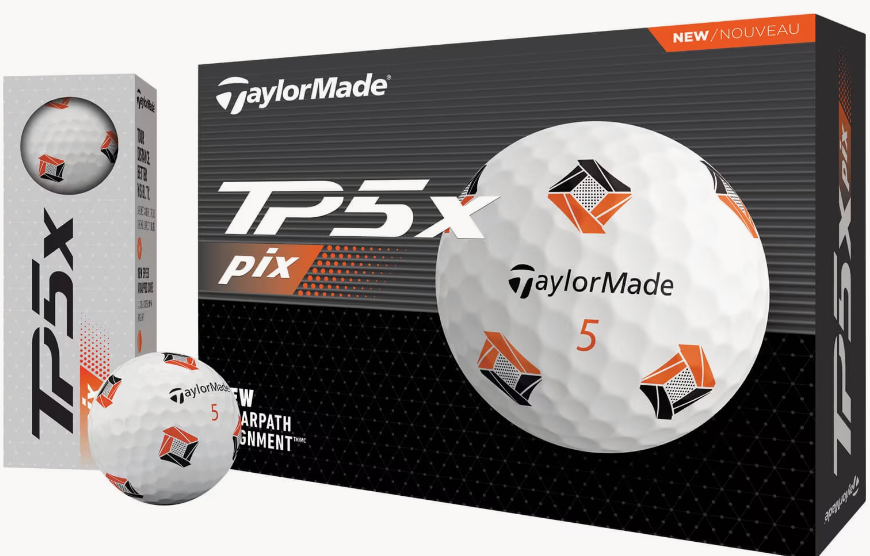 Taylormade TP5x Stripe Bälle