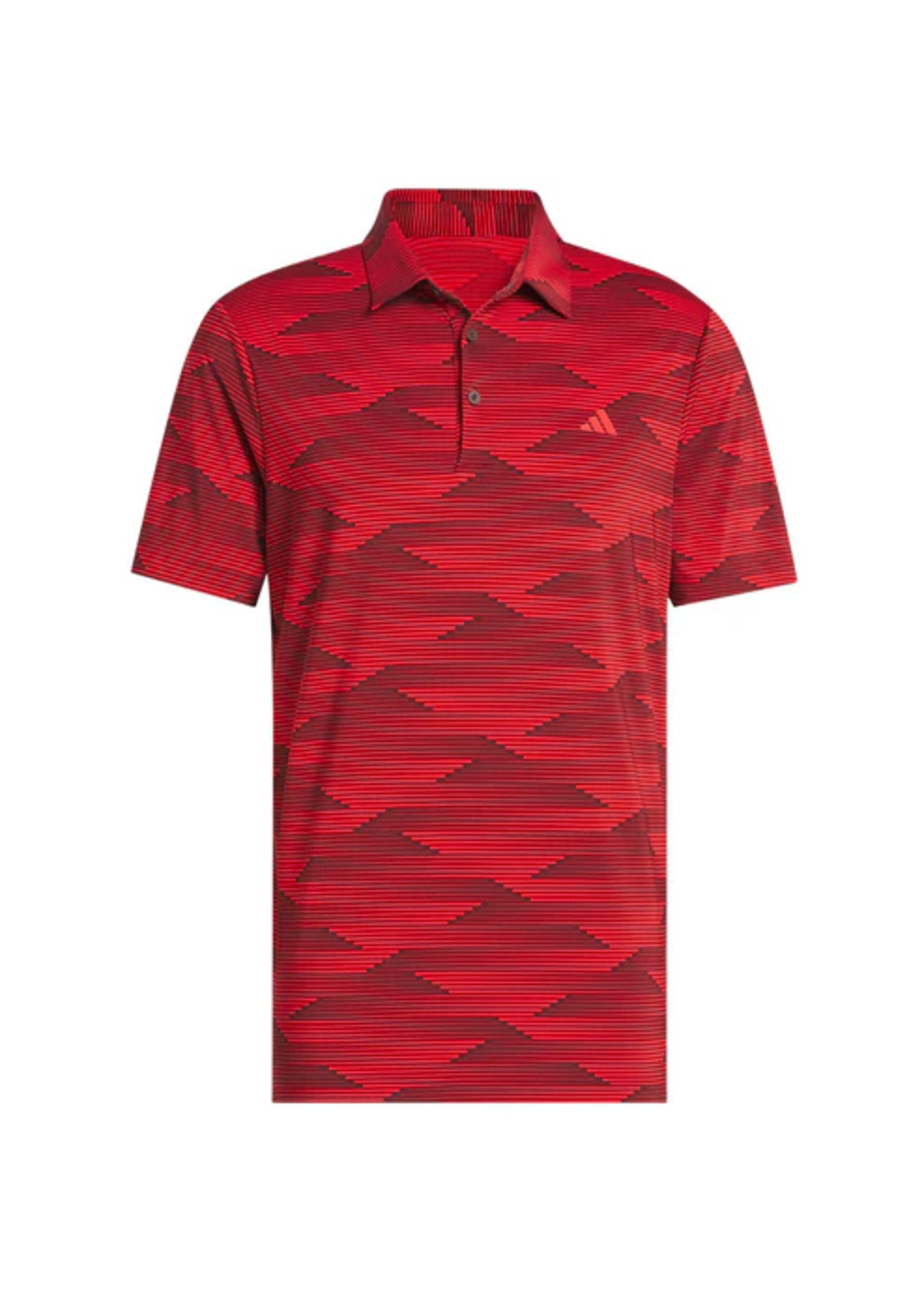 Adidas Ultimate Speed Stripe Mens Polo (2025) Aurora Ruby